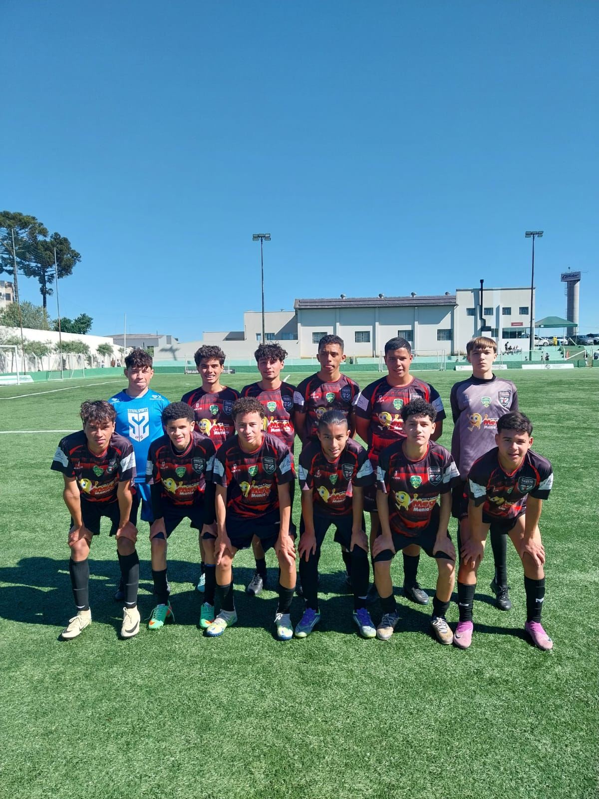 Time do Trieste em campo sintético